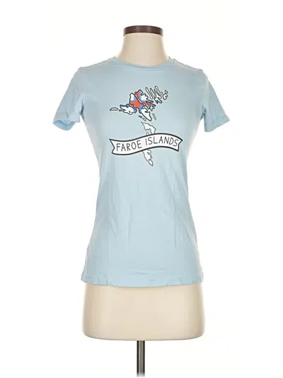 Pre-owned Bella+canvas Short Sleeve T-shirt In Blue