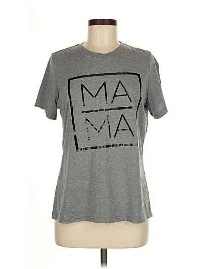 Pre-owned Bella+canvas Short Sleeve T-shirt In Gray