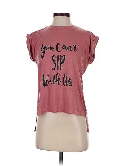 Pre-owned Bella+canvas Short Sleeve T-shirt In Pink