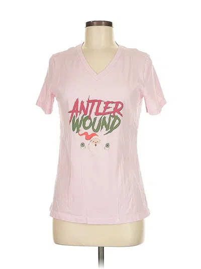 Pre-owned Bella+canvas Short Sleeve T-shirt In Pink