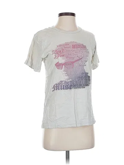 Pre-owned Bella+canvas Short Sleeve T-shirt In White