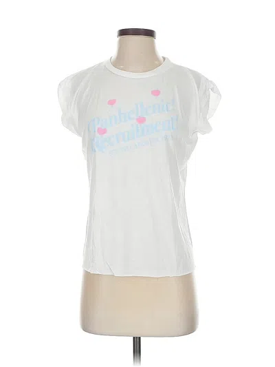Pre-owned Bella+canvas Short Sleeve T-shirt In White