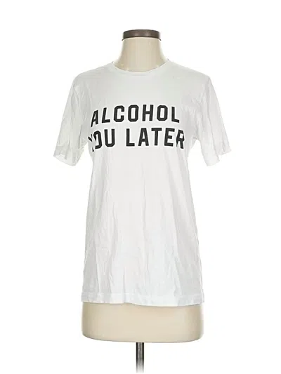 Pre-owned Bella+canvas Short Sleeve T-shirt In White