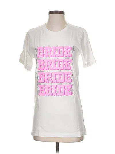 Pre-owned Bella+canvas Short Sleeve T-shirt In White