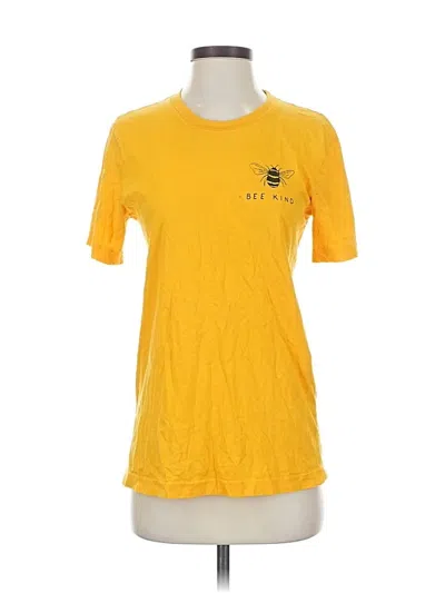 Pre-owned Bella+canvas Short Sleeve T-shirt In Yellow