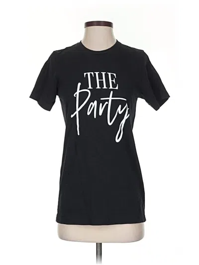 Pre-owned Bella+canvas Short Sleeve T-shirt In Black