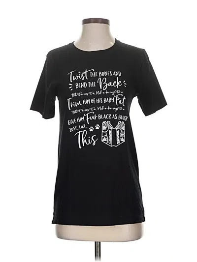 Pre-owned Bella+canvas Short Sleeve T-shirt In Black