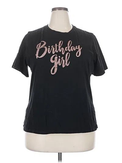Pre-owned Bella+canvas Short Sleeve T-shirt In Black