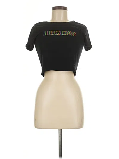 Pre-owned Bella+canvas Short Sleeve T-shirt In Black