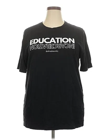 Pre-owned Bella+canvas Short Sleeve T-shirt In Black