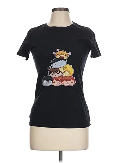 Pre-owned Bella+canvas Short Sleeve T-shirt In Black