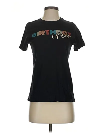 Pre-owned Bella+canvas Short Sleeve T-shirt In Black