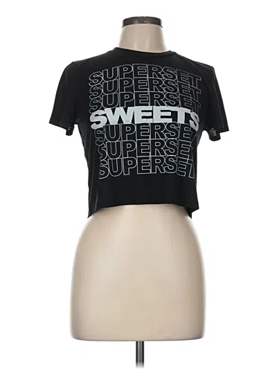Pre-owned Bella+canvas Short Sleeve T-shirt In Black