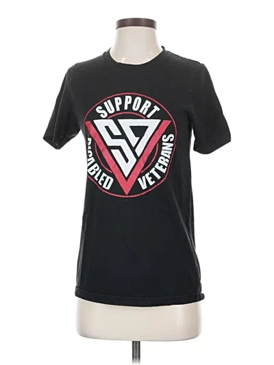 Pre-owned Bella+canvas Short Sleeve T-shirt In Black