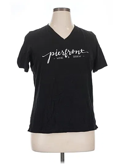 Pre-owned Bella+canvas Short Sleeve T-shirt In Black