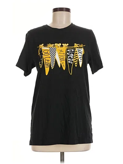 Pre-owned Bella+canvas Short Sleeve T-shirt In Black