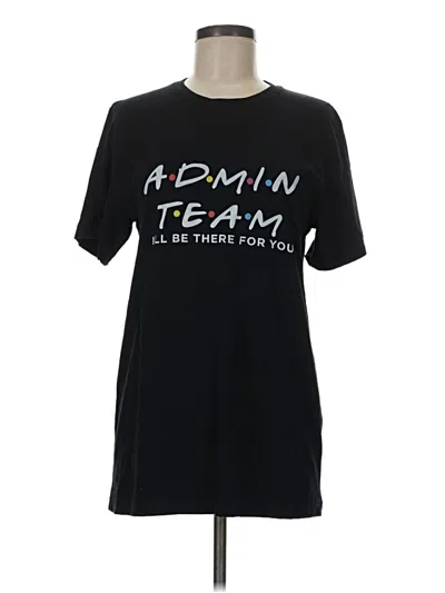 Pre-owned Bella+canvas Short Sleeve T-shirt In Black