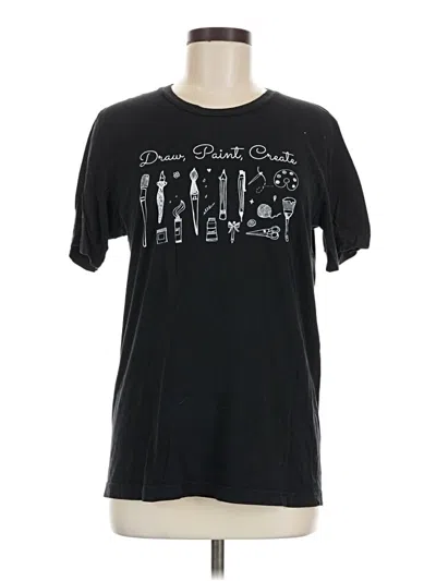 Pre-owned Bella+canvas Short Sleeve T-shirt In Black