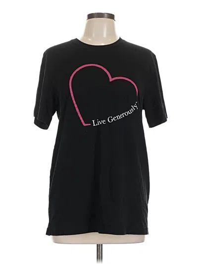 Pre-owned Bella+canvas Short Sleeve T-shirt In Black