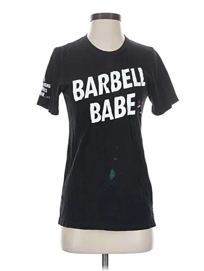 Pre-owned Bella+canvas Short Sleeve T-shirt In Black