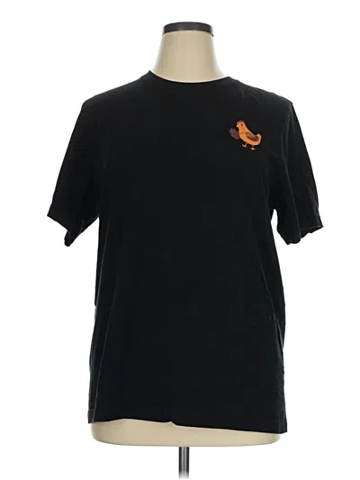 Pre-owned Bella+canvas Short Sleeve T-shirt In Black