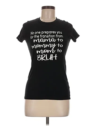 Pre-owned Bella+canvas Short Sleeve T-shirt In Black