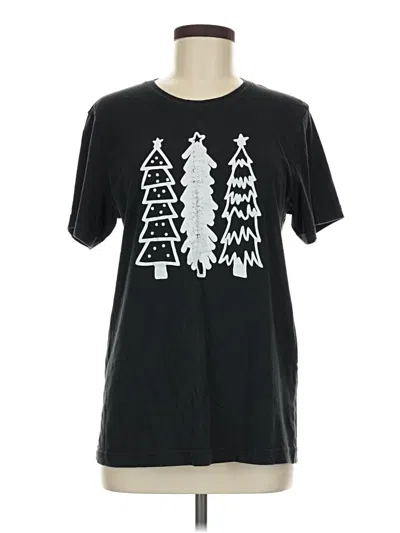 Pre-owned Bella+canvas Short Sleeve T-shirt In Black
