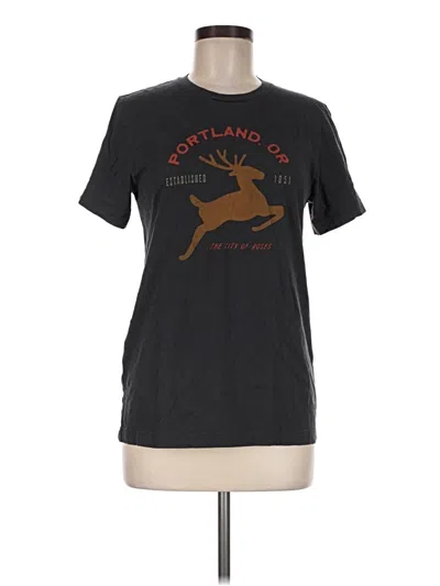 Pre-owned Bella+canvas Short Sleeve T-shirt In Black