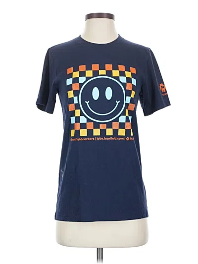 Pre-owned Bella+canvas Short Sleeve T-shirt In Blue