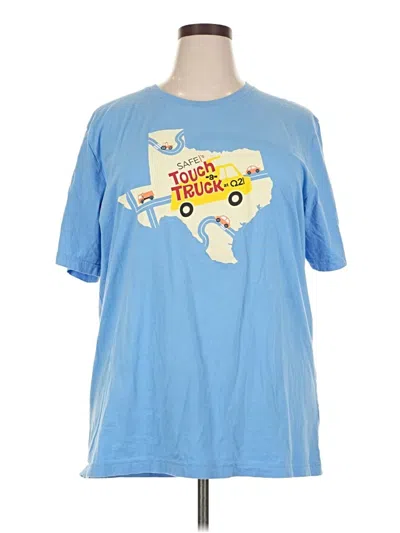 Pre-owned Bella+canvas Short Sleeve T-shirt In Blue