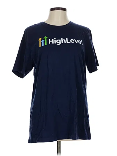 Pre-owned Bella+canvas Short Sleeve T-shirt In Blue