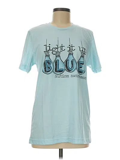 Pre-owned Bella+canvas Short Sleeve T-shirt In Blue