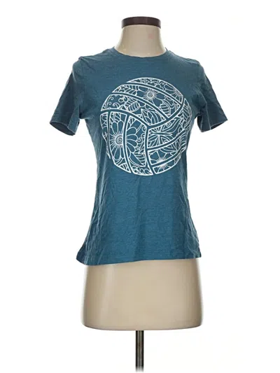 Pre-owned Bella+canvas Short Sleeve T-shirt In Blue