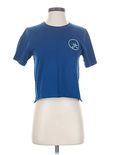 Pre-owned Bella+canvas Short Sleeve T-shirt In Blue
