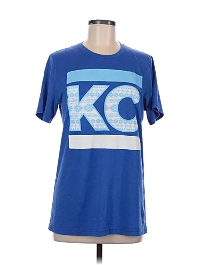 Pre-owned Bella+canvas Short Sleeve T-shirt In Blue