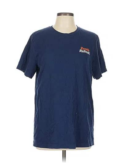 Pre-owned Bella+canvas Short Sleeve T-shirt In Blue
