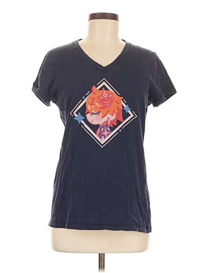 Pre-owned Bella+canvas Short Sleeve T-shirt In Blue