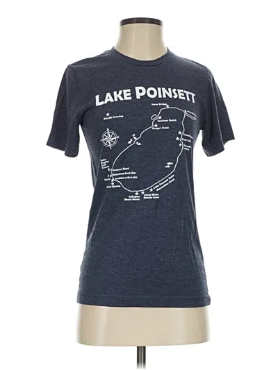 Pre-owned Bella+canvas Short Sleeve T-shirt In Blue