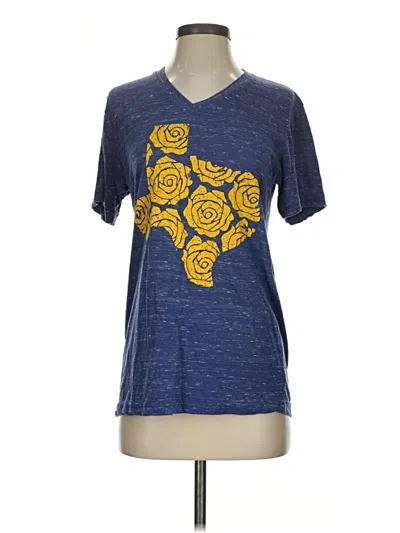 Pre-owned Bella+canvas Short Sleeve T-shirt In Blue