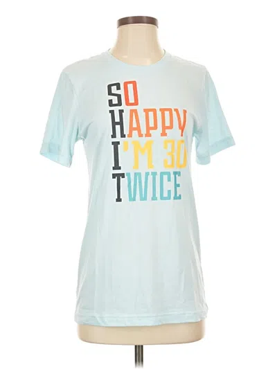 Pre-owned Bella+canvas Short Sleeve T-shirt In Blue