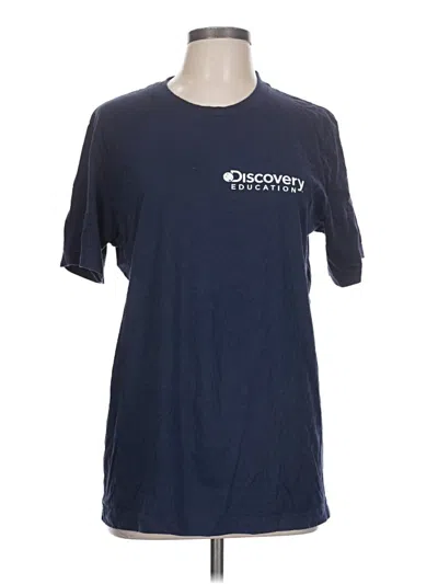 Pre-owned Bella+canvas Short Sleeve T-shirt In Blue