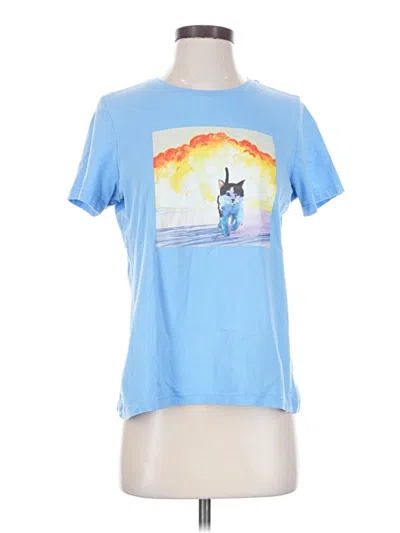 Pre-owned Bella+canvas Short Sleeve T-shirt In Blue