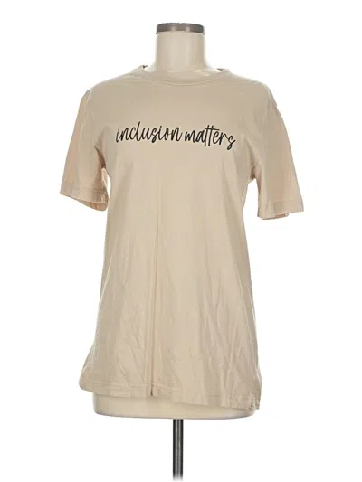 Pre-owned Bella+canvas Short Sleeve T-shirt In Brown