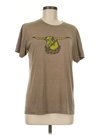 Pre-owned Bella+canvas Short Sleeve T-shirt In Brown