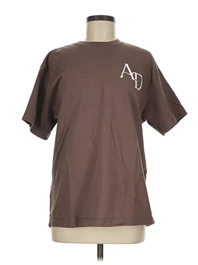 Pre-owned Bella+canvas Short Sleeve T-shirt In Brown