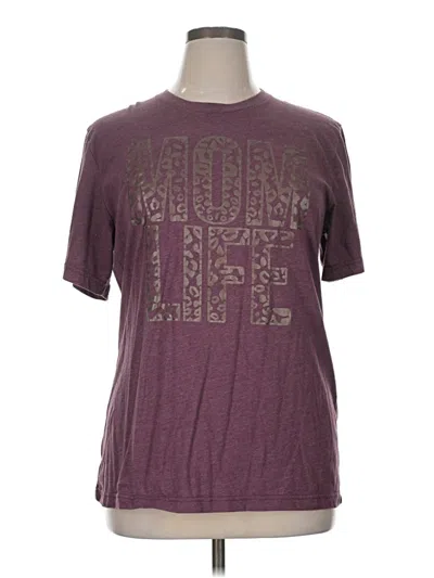 Pre-owned Bella+canvas Short Sleeve T-shirt In Burgundy