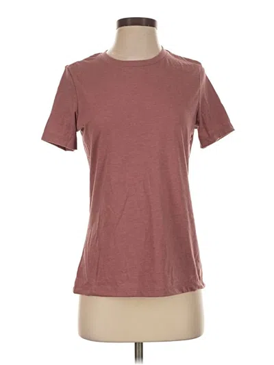 Pre-owned Bella+canvas Short Sleeve T-shirt In Burgundy
