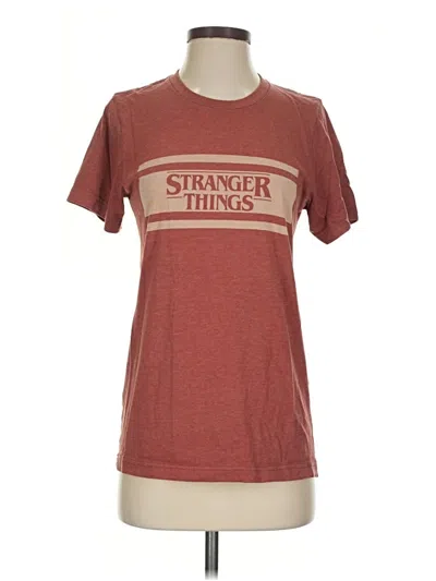 Pre-owned Bella+canvas Short Sleeve T-shirt In Burgundy