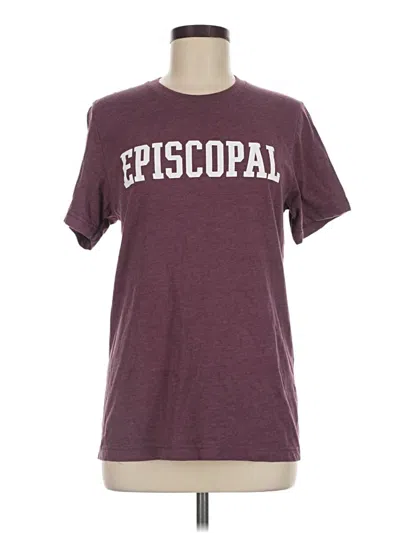 Pre-owned Bella+canvas Short Sleeve T-shirt In Burgundy