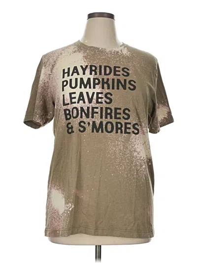 Pre-owned Bella+canvas Short Sleeve T-shirt In Gold